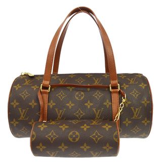 Louis Vuitton Papillon Monogram Canvas Brown Canvas Handbag (Pre-Owned)