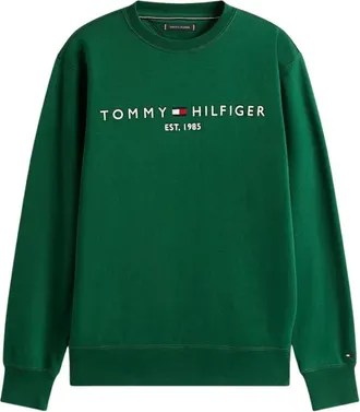 Tommy Hilfiger Heren, Sweatshirts & Hoodies, Groen, Maat: XL Katoen