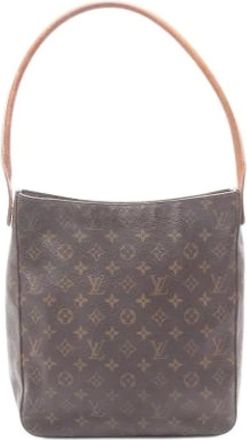 Louis Vuitton Pre-owned Shoulder Bags, female, Brown, Size: ONE SIZE Pre-owned Looping GM Shoulder Bag