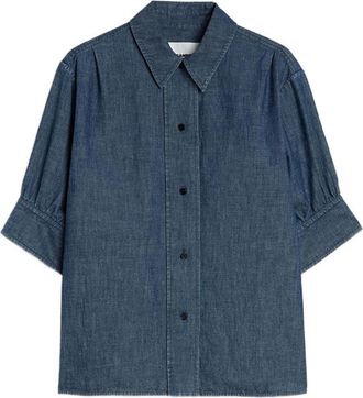 Jil Sander Dames, Blouses & Shirts, Blauw, Maat: 2XS