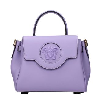 Versace Pink Leather Womens Handbag