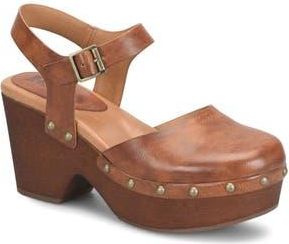 Korks Lapra Platform Clog in Dark Tan at Nordstrom Rack, Size 10