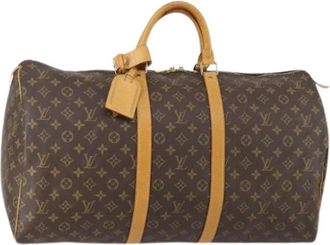 Louis Vuitton Pre-owned Weekend Bags, female, Brown, Size: ONE SIZE Pre-owned Weekend Bag