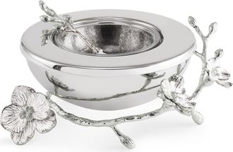 Michael Aram Silver Orchid Caviar Dish in Steel at Nordstrom
