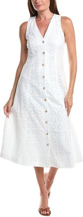 CeCe by Cynthia Steffe Cece V-Neck Midi Button Down Midi Dress