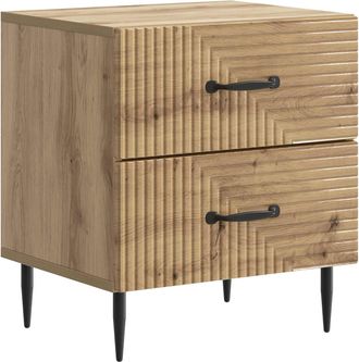 vidaXL Armario De Noche Roble Artisan 43 X 34,5 X 47,5 Cm Vidaxl