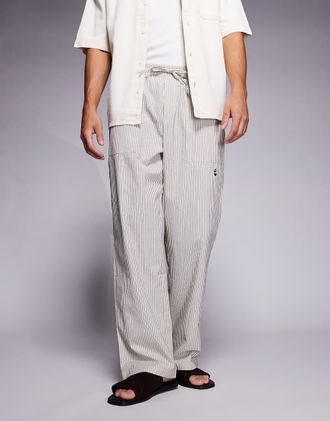 Sixth June Pantaloni comodi blu a righe