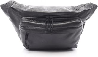 Balenciaga Black Leather Fanny Pack (Pre-Owned)