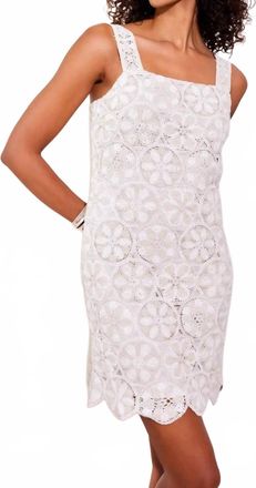 Fifteen Twenty Daisy Mini Dress In Off White / Neutral