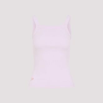 PANGAIA Dames geribbelde tanktop met vierkante hals