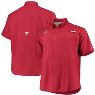 Columbia Mens Columbia Garnet South Carolina Gamecocks Big & Tall Collegiate Tamiami Button-Down Shirt at Nordstrom, Size Xxx-Large