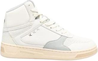 Scotch & Soda Sneakers, male, Multicolor, Size: 10 US High Top Leather Sneakers