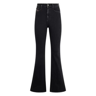 Diesel Dames, Jeans, Zwart, Maat: W30 Katoen