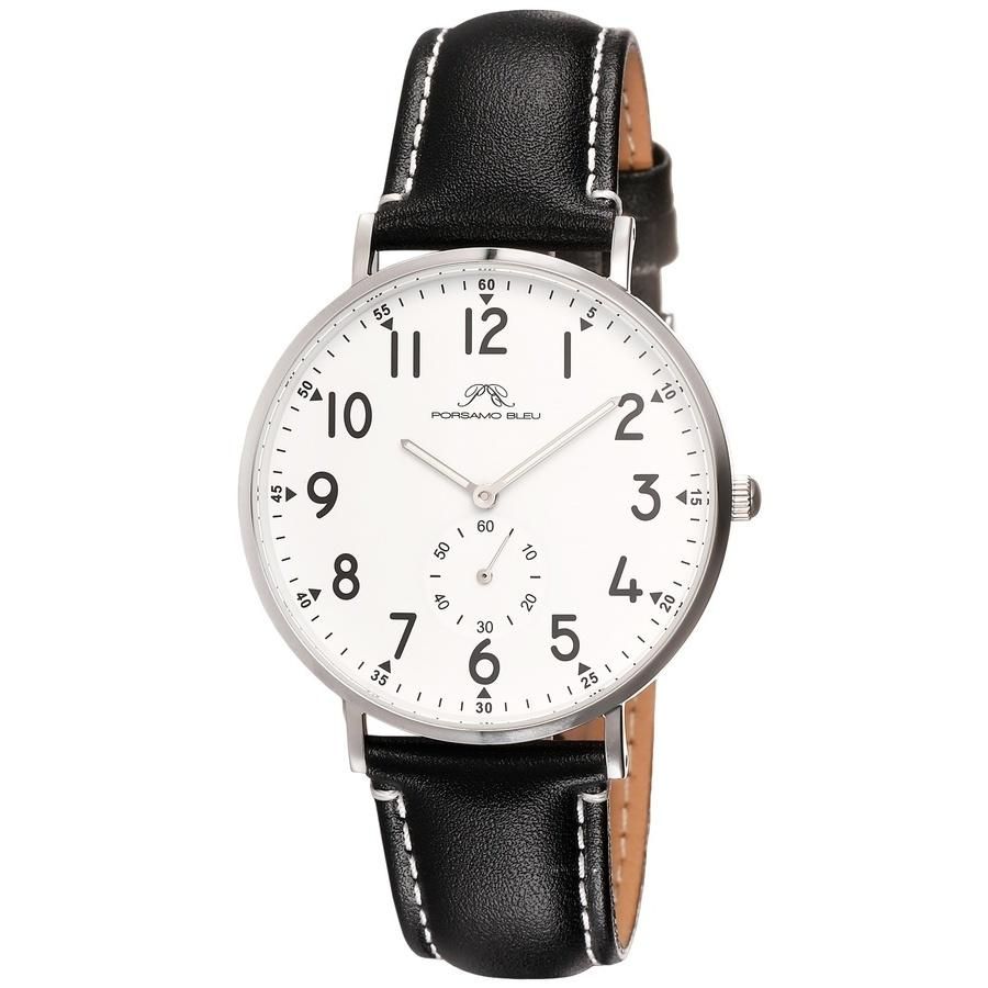 NWT Porsamo Bleu Bennett Quartz Men\'s Watch PORSAMO BLEU Bennett Silicone Strap Watch, 40mm (Men  main image 4