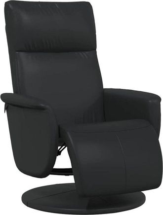 vidaXL Silla De Masajes Reclinable Negro Cuero Sint&eacute;tico Vidaxl
