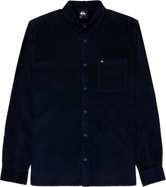 Quiksilver Smoke Trail Cord Hemd f&uuml;r Herren | schwarz/blau