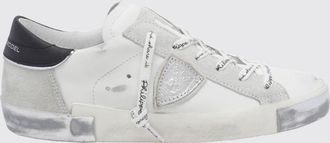 Philippe Model Sneakers Prsx basse bicolore in pelle di vitello con scudetto