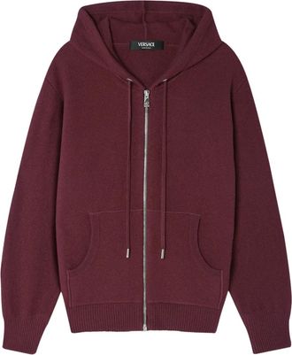 Versace Hoodie met rits - Rood