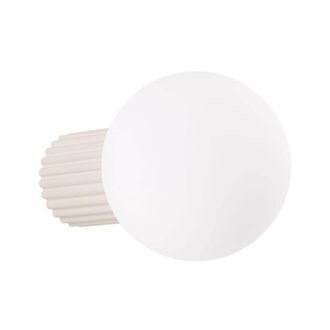 Wonderlamp Aplique de pared de aluminio beige g9