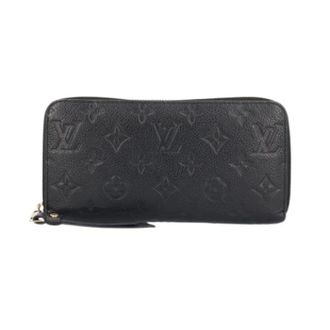 Louis Vuitton Pre-owned Clutches, female, Black, Size: ONE SIZE Pre-owned Monogram Empreinte Long wallet
