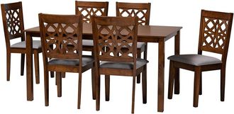 Baxton Studio Abigail Modern 7pc Dining Set
