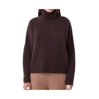 Kujten Kujten - Stijlvolle Sweaters Collectie - Dames - Truien - Bruin - Maat: M/L