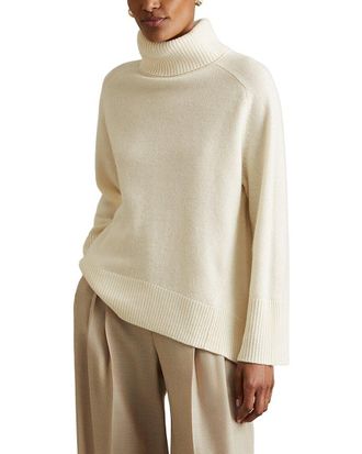 Reiss Eliza Wool & Cashmere-Blend Roll Neck Sweater