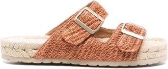 Maneb&igrave; Yucatan Slider - Dames - Sandalen - Oranje - 39 EU - Schoenen