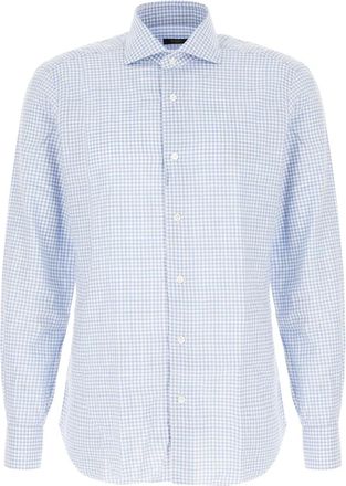 Barba Camicia a quadretti - Blu