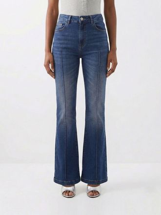 Patrizia Pepe Stretch Denim Flared Jeans