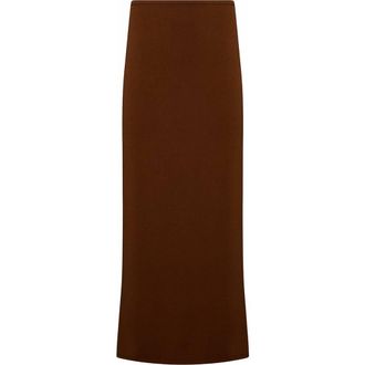 WeWoreWhat Pull On Midi Skirt in Saddle at Nordstrom, Size X-Small