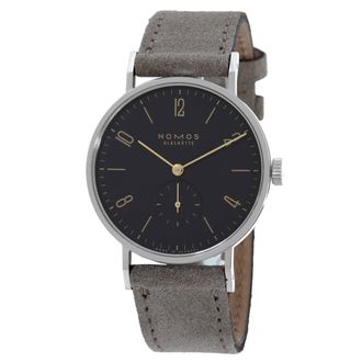 NOMOS Glash&uuml;tte Tangente Midnight Blue Dial Beige Leather Watch 132