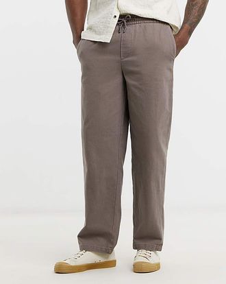 Only & Sons Times Loose Trousers - Brown