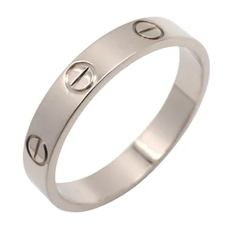 Cartier Silver White Gold (18K) Band Ring (Pre-Owned)