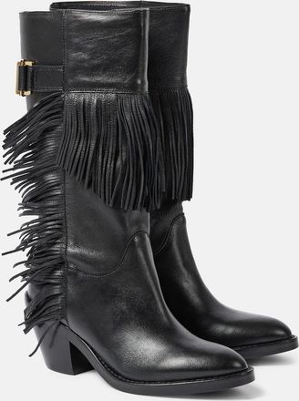 See By Chloé Santiag leather knee-high boots