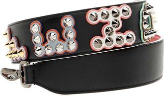 Fendi Fendi Leather Studded Fun Fair Strap You Shoulder Strap (Authentic Pre-Loved)