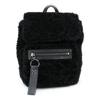 Off-white (WMNS) Off-White Montone Binder Backpack Black OWNB007E19E850771000