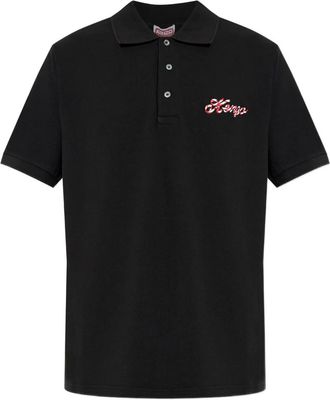 Kenzo Polo con logo - Nero
