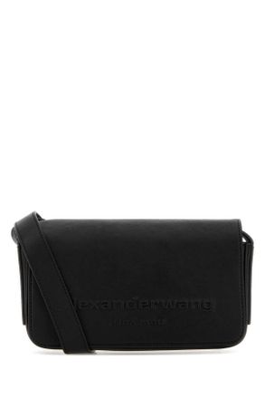 Alexander Wang Alexander Wang Black Leather Punch Crossbody Bag