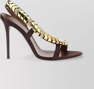 Giuseppe Zanotti dafne stiletto sandals metallic accents