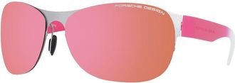 Porsche Design Gray Stainless Steel Womens Sunglasses