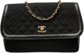 Chanel Pre-owned Crossbody Bag - Dames - Vintage Schoudertas - Zwart - ONE Size - Leer - Vintage