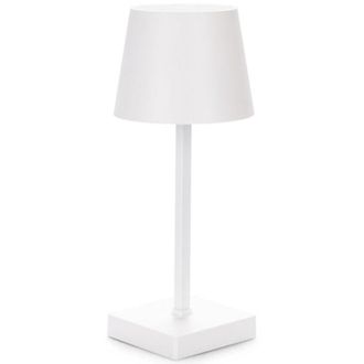 Trade Shop Trade Shop Traesio - Trade Shop - L&aacute;mpara De Mesa Led T&aacute;ctil Luz C&aacute;lida Regulable Bater&iacute;a Recargable Usb - Blanco