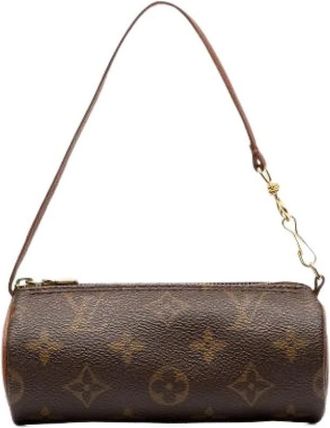 Louis Vuitton Pre-owned Papillon Pochette - Dames - Vintage Mini Tas - Bruin - ONE Size - Vintage