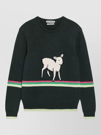 J.W.Anderson knitwear crew neck long sleeve stripes