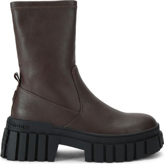 Kurt Geiger Womens Tegan Sock2 Boots - Brown - Size UK 4