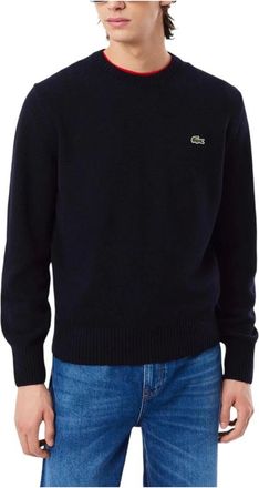 Lacoste Heren, Truien, Blauw, Maat: L Wol