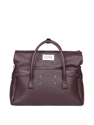 Maison Margiela 5Ac Hand Bag In Brown Leather