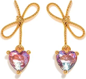Girls Crew Heartstrings Drop Earrings in Gold at Nordstrom