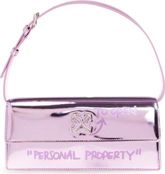 Off-white Handbags, female, Purple, Size: ONE SIZE Jitney 1.0